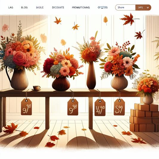 Fall into Savings: Discounted Floral Arrangements for October!
