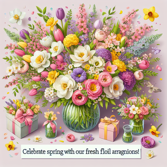 Celebrate Spring with Our Fresh Floral Arrangements!