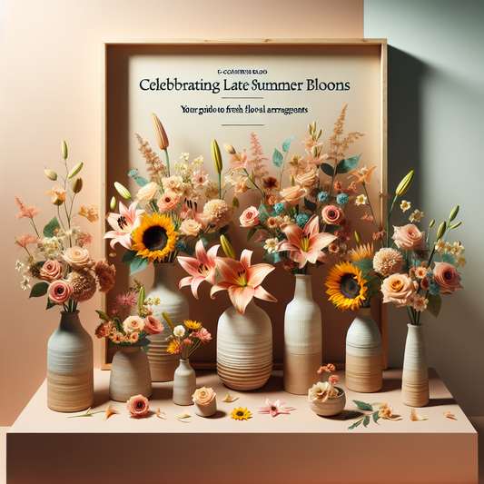 Celebrating the Beauty of Late Summer Blooms: Your Guide to Fresh Floral Arrangements