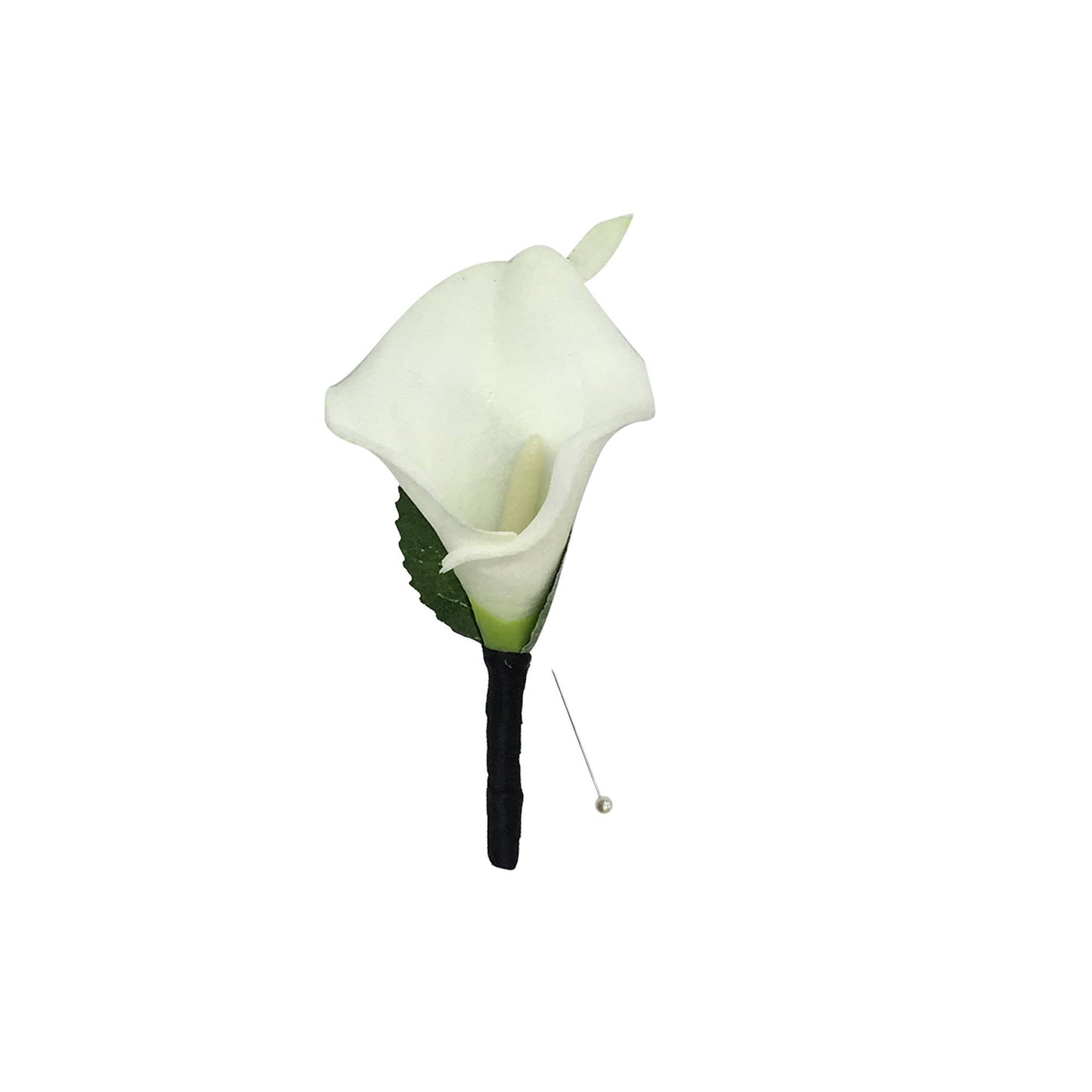 Real touch Calla lily -Event Prom Wedding Boutonniere