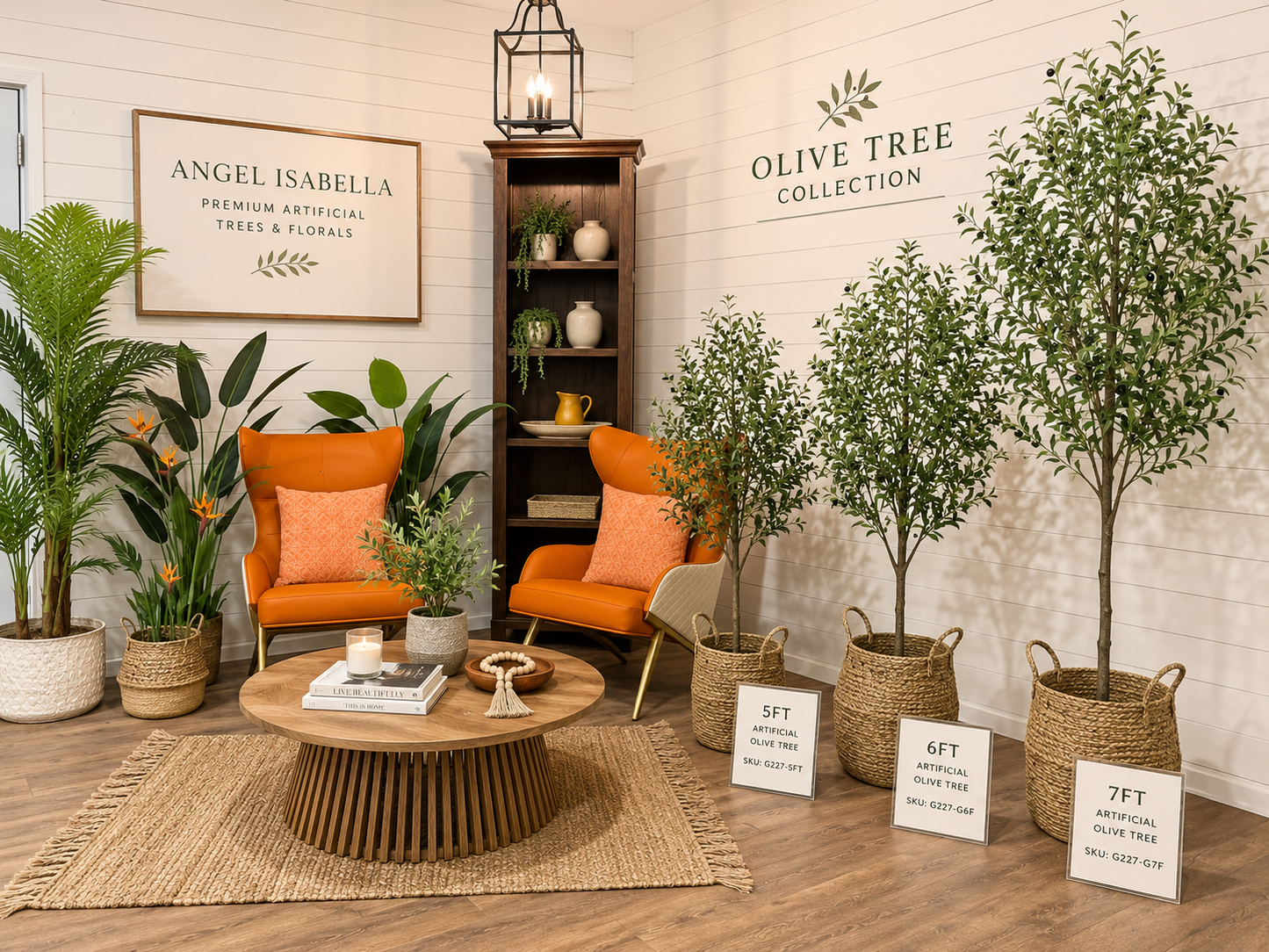 Artificial Realistic Olive Trees-13 sizes