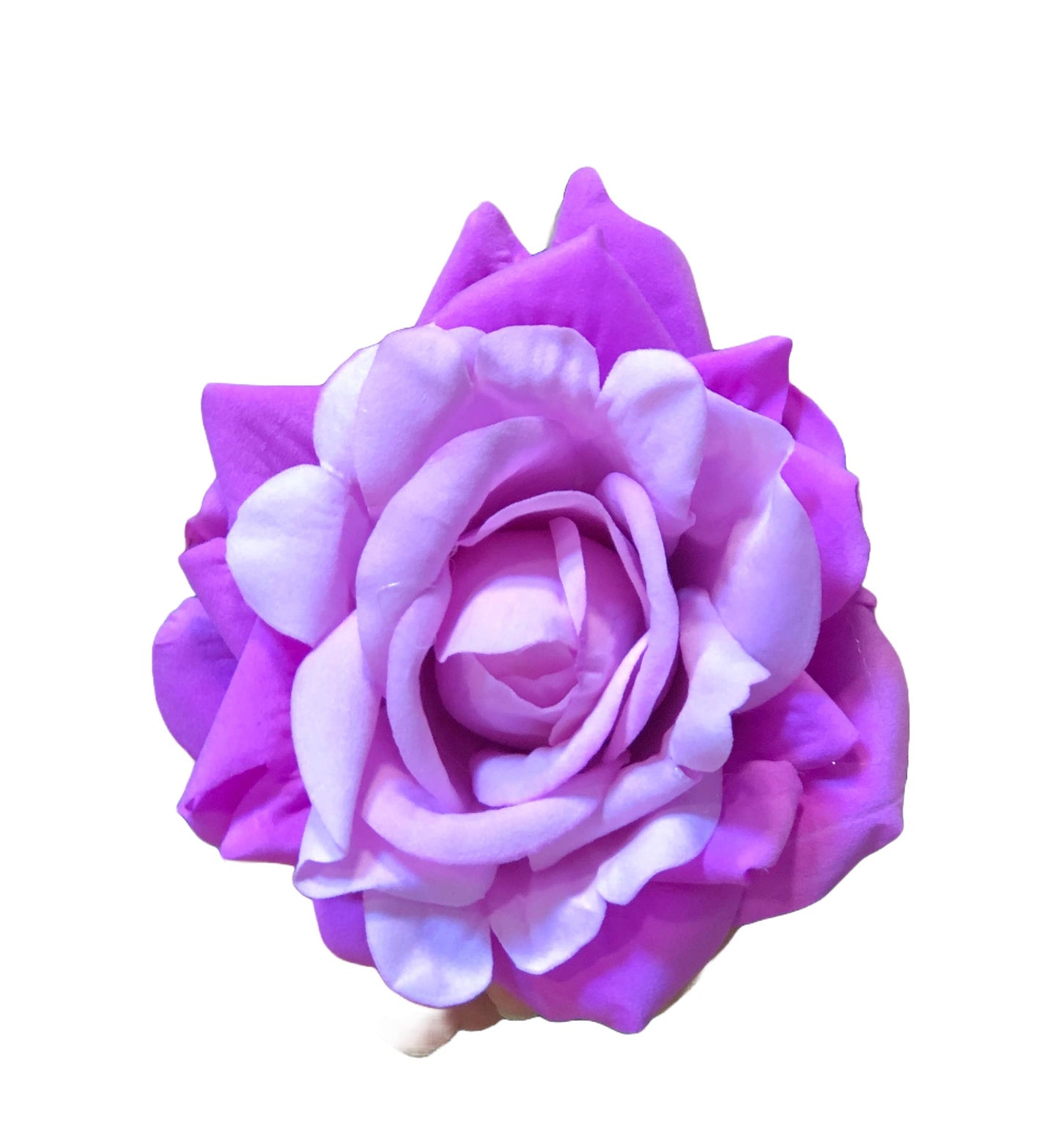 32"-Large Bloom Artificial Silk Rose Stem-2 Flowers 1 Bud