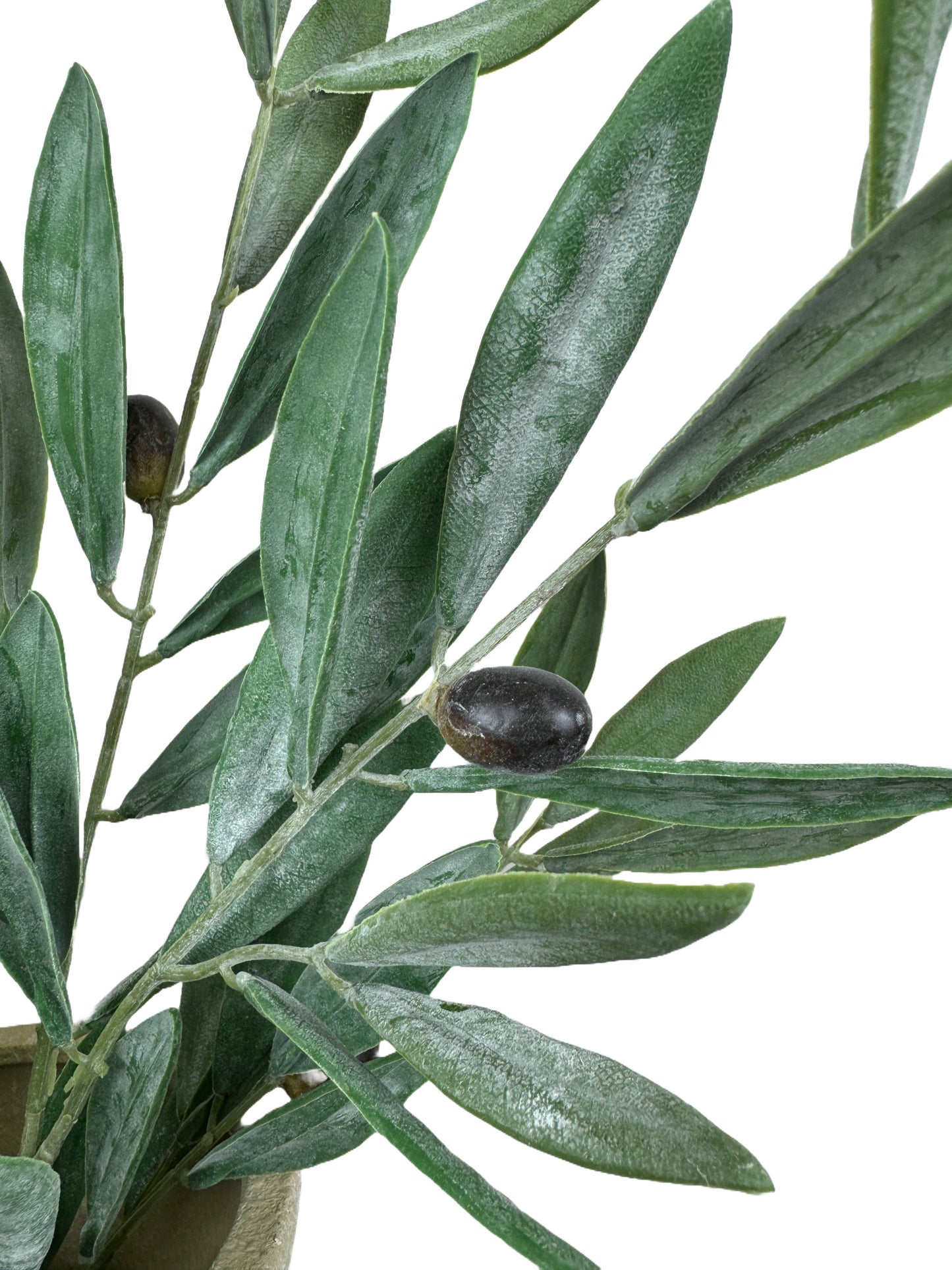 Quality Soft Touch 20" Olive Branch-Frosty White Green