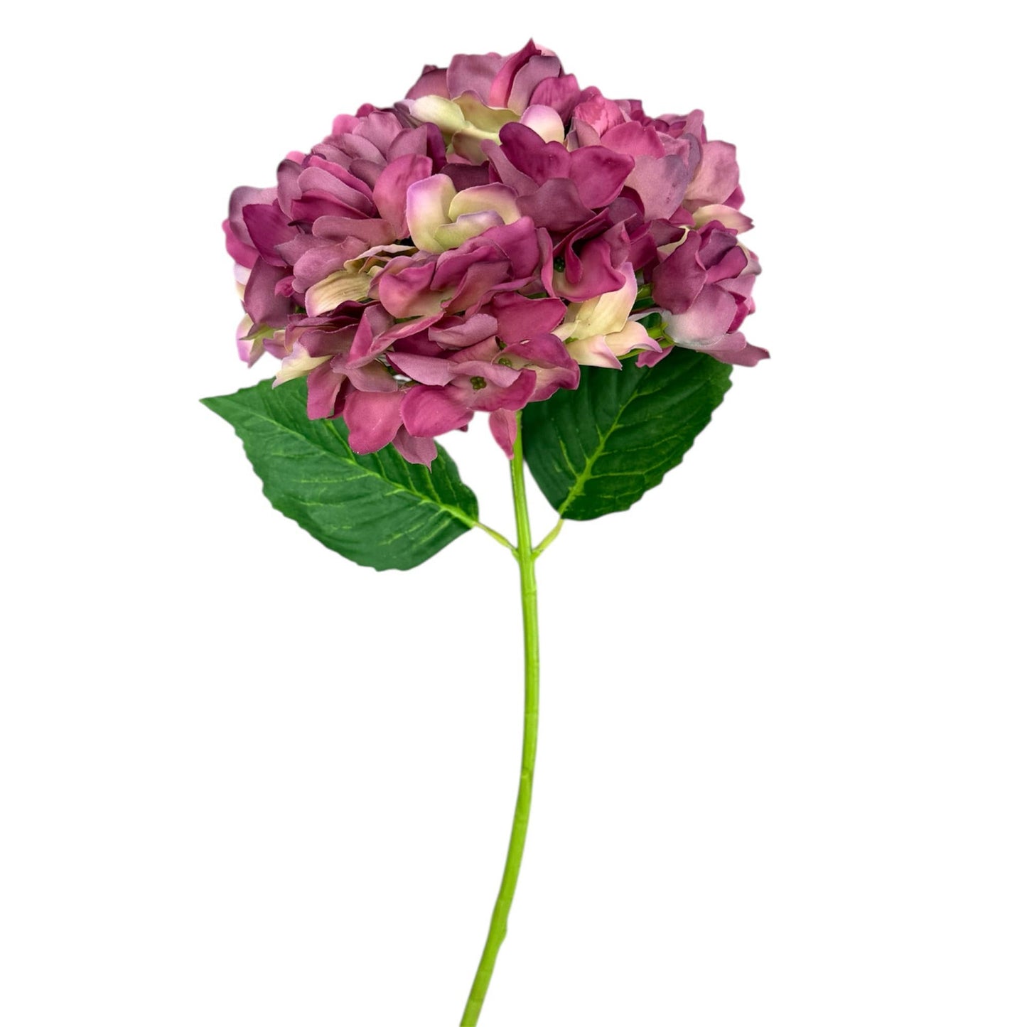19"-Quality Faux Hydrangea-Moisturizing Coating