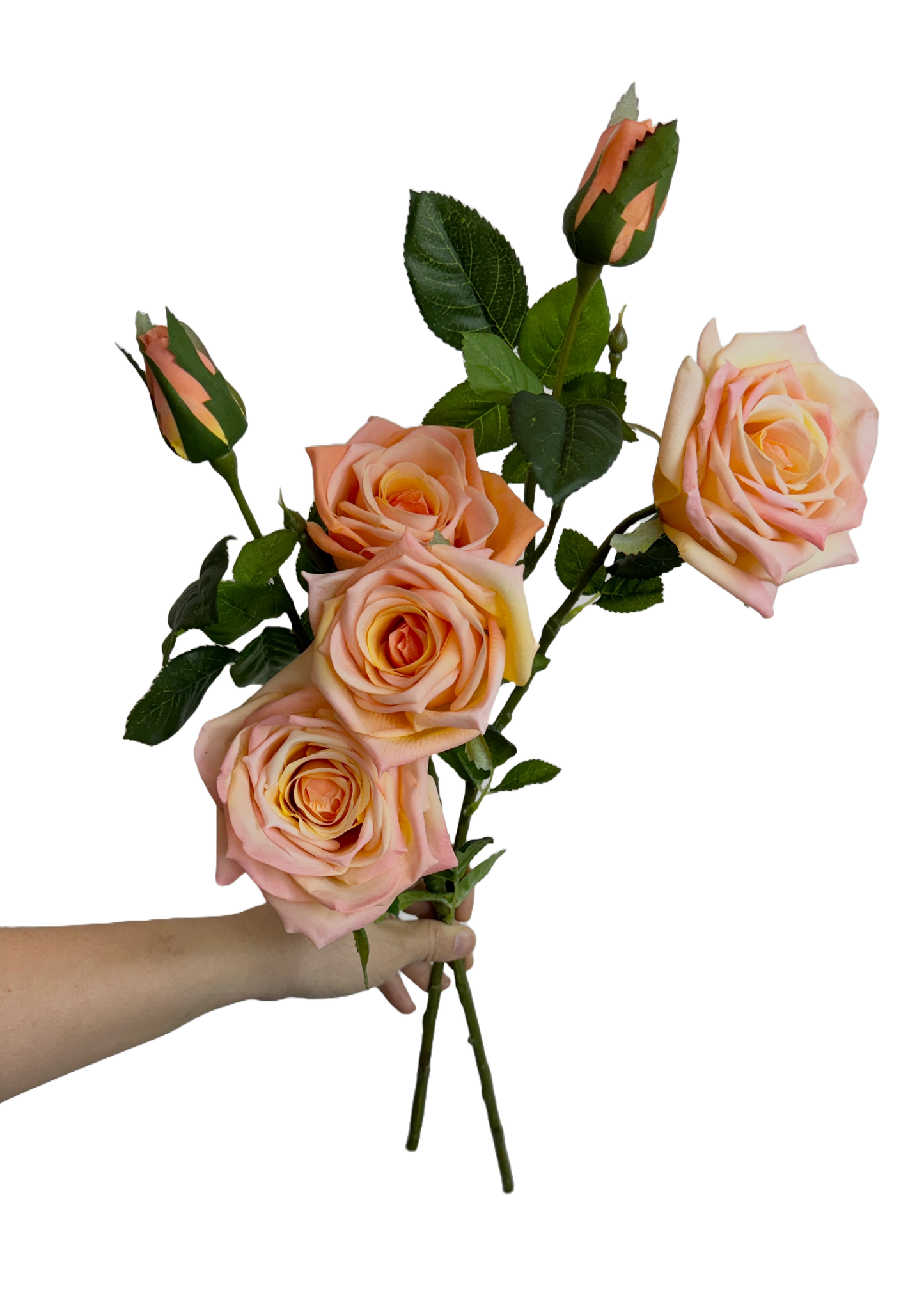 High-End Collection-3-Flower Ultra Realistic Real Touch Rose