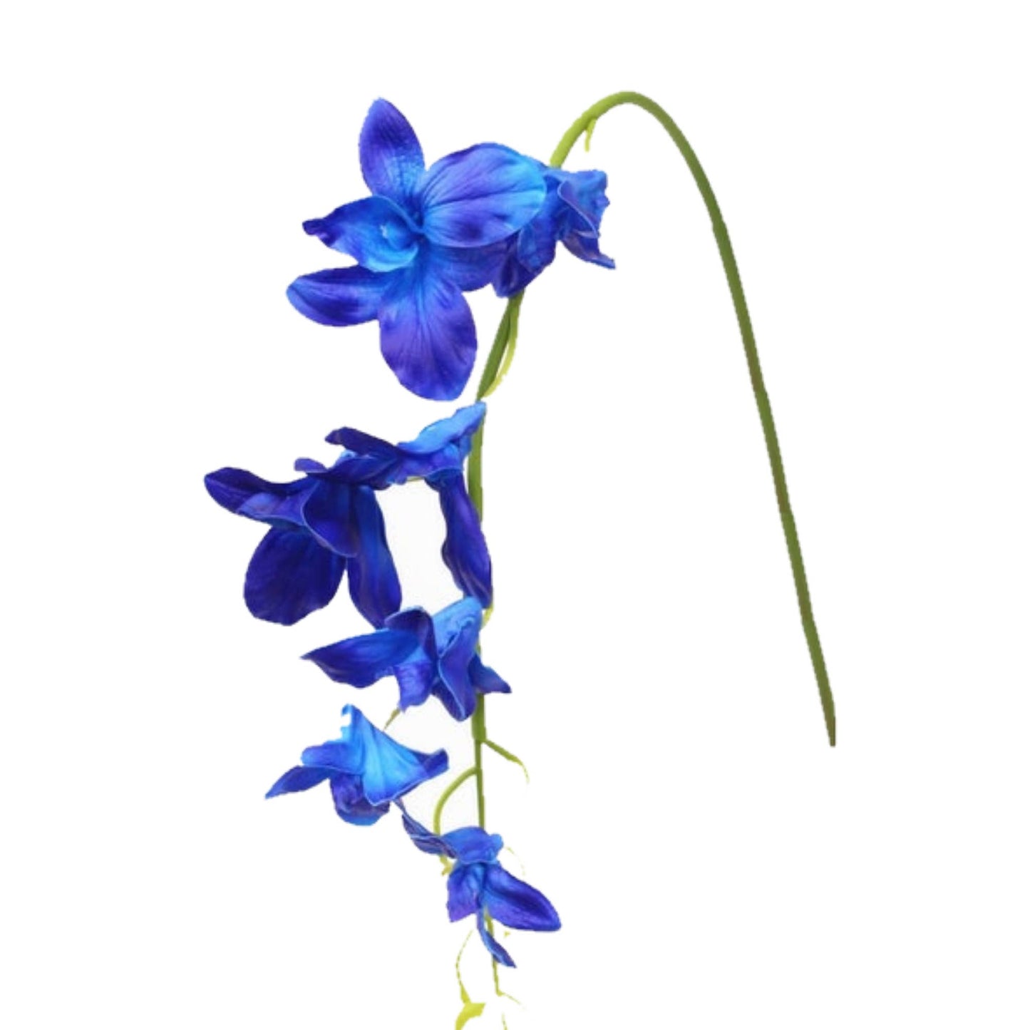 30" Real Touch faux orchid with 7 blooms