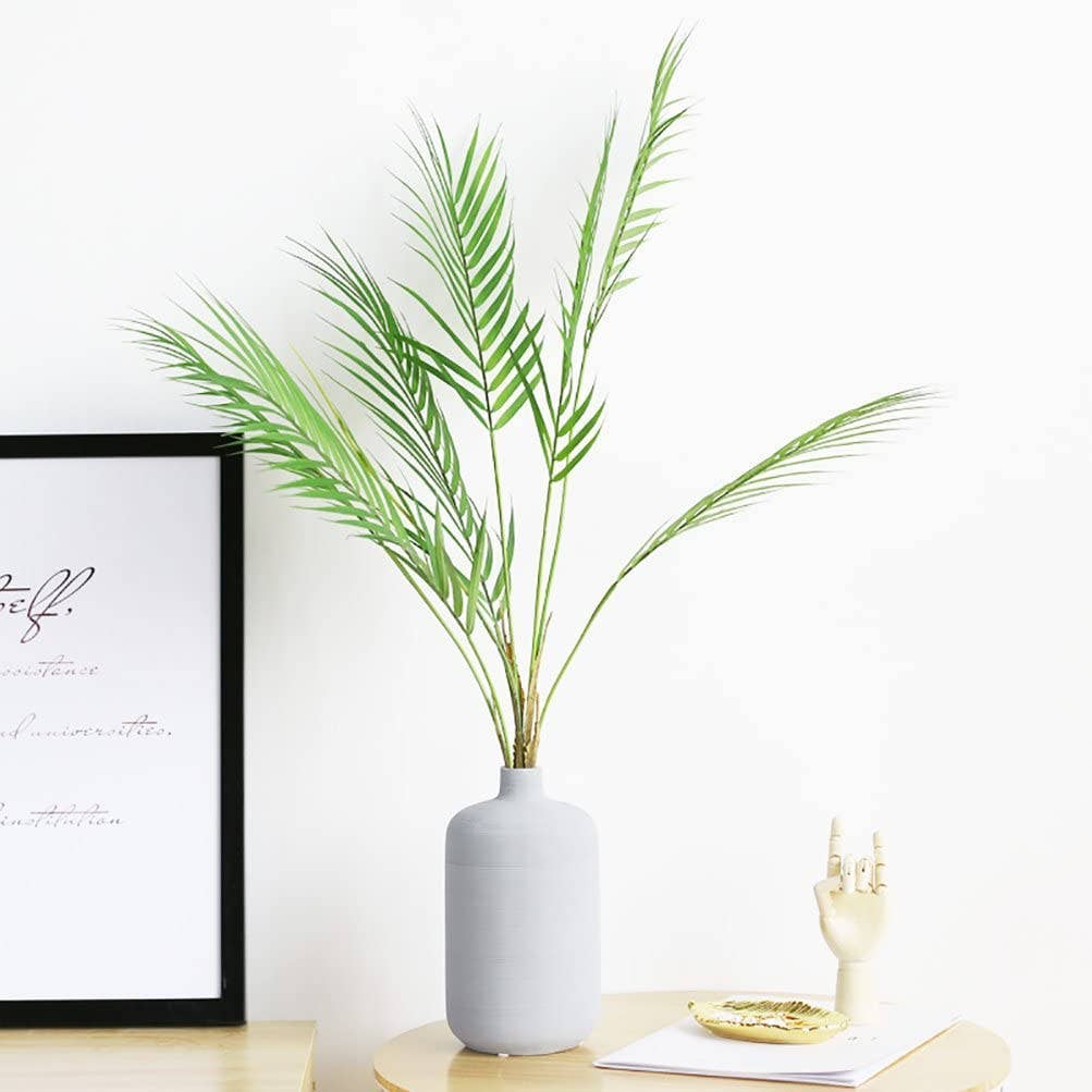 31" Artificial Lifelike Palm Leaf Bush