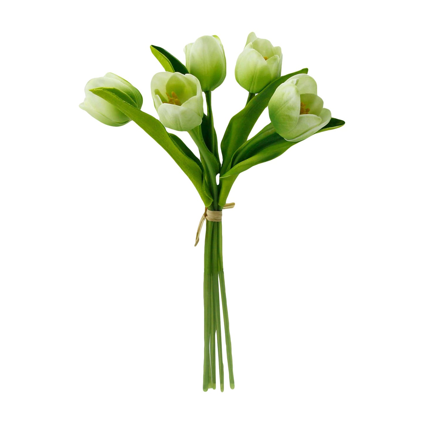 Real Touch Artificial Medium open tulip bouquet-13.25 inch