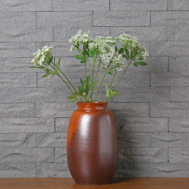 27" Artificial Faux Queen Anne's Lace Wildflowers