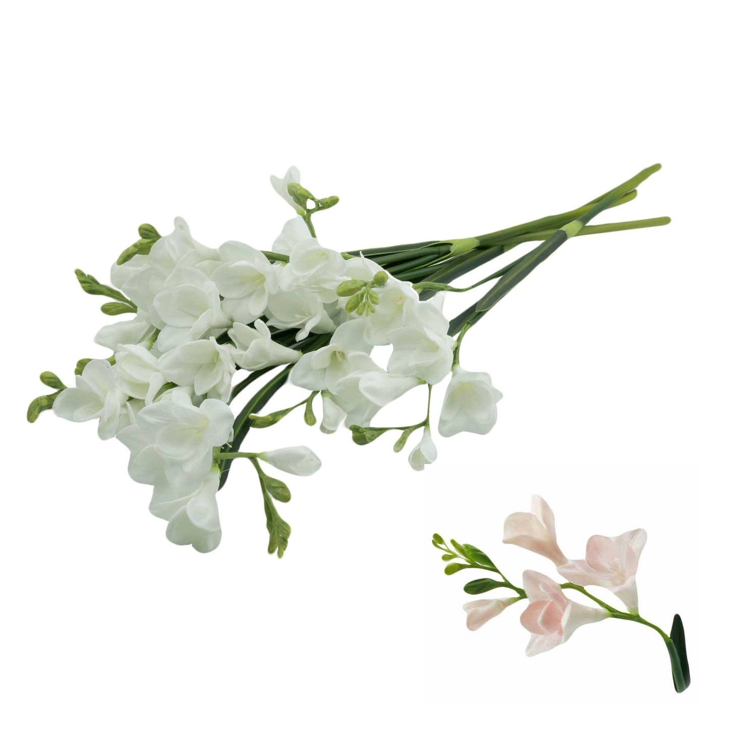 20" Lifelike Real Touch Artificial Freesia with 2 sprays
