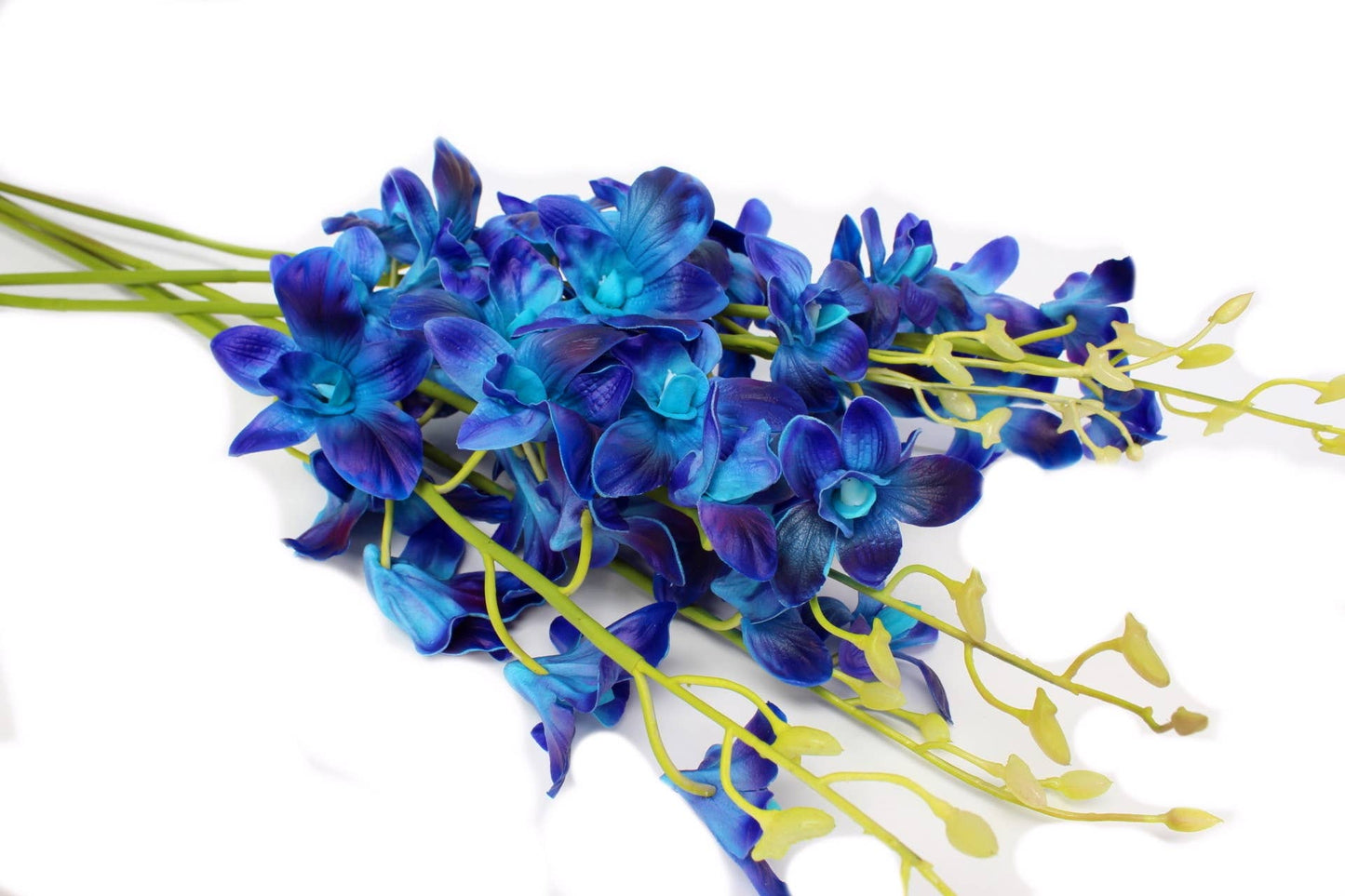30" Real Touch faux orchid with 7 blooms