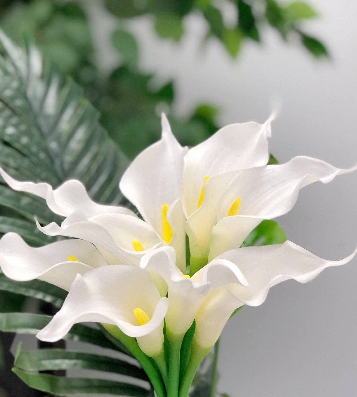 16" Ultra Soft Real touch artificial calla lily bouquet