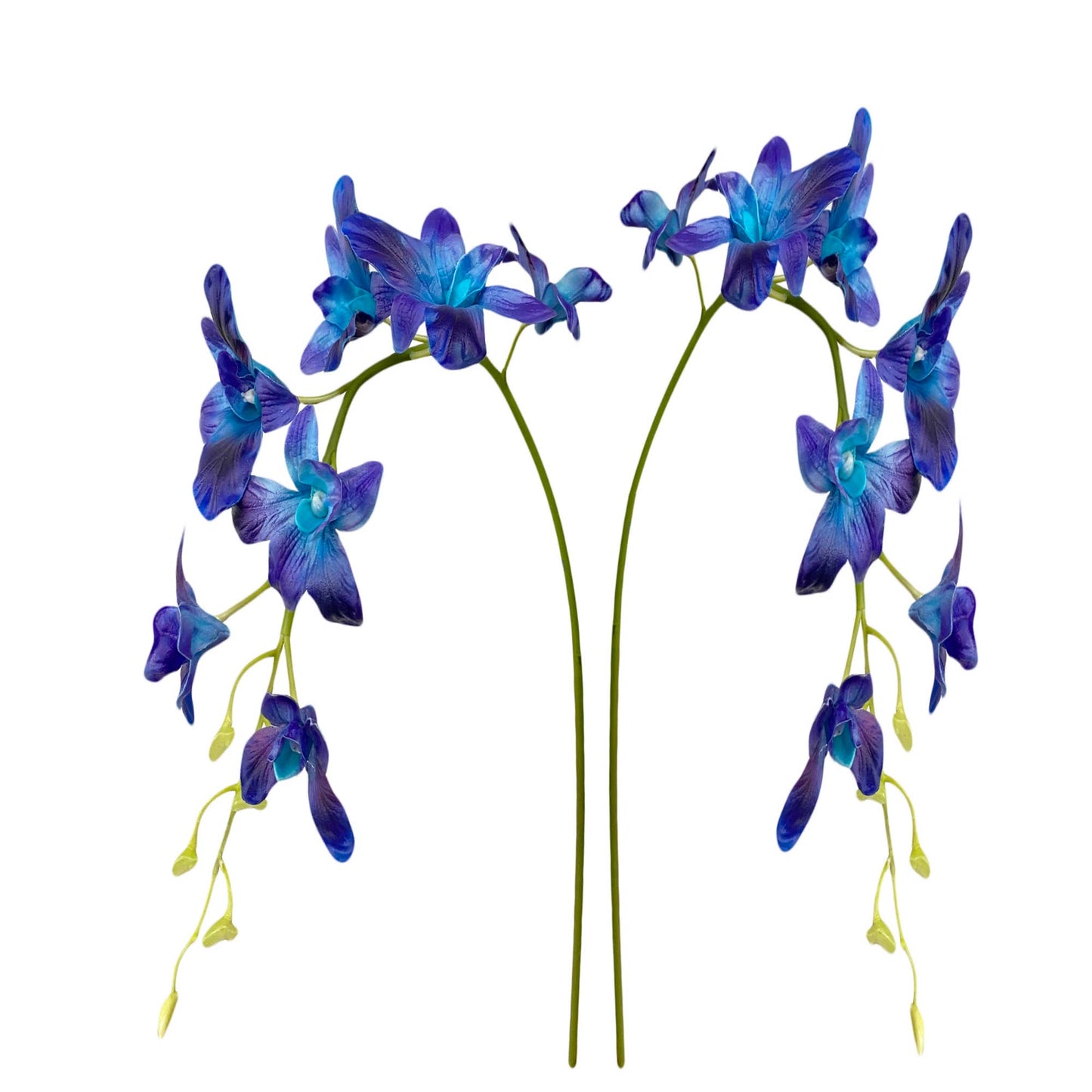 30" Real Touch faux orchid with 7 blooms