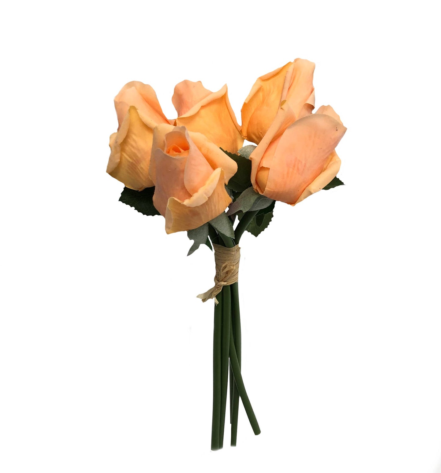 Pack of 12 stems-Real Touch rosebud bouquet