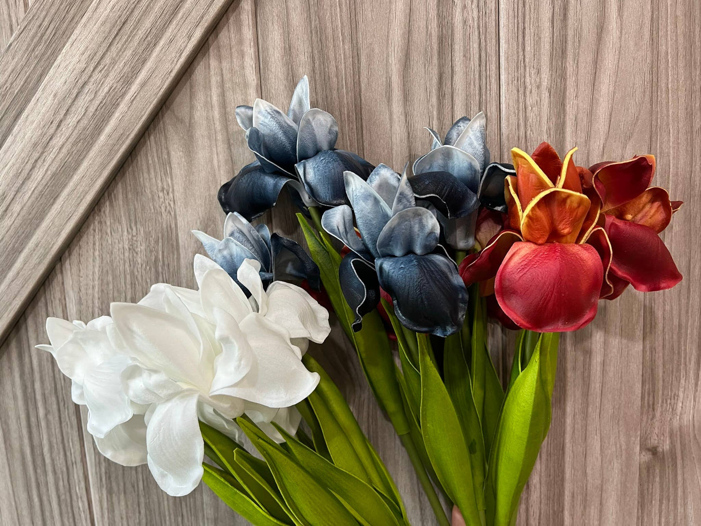 18inch-Real Touch Bearded Iris Stem