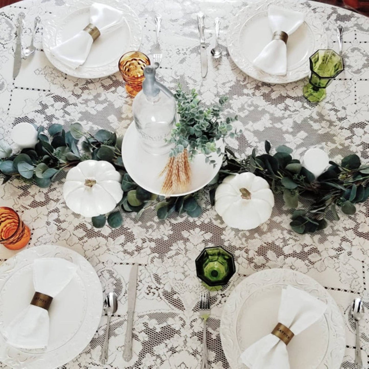 Handtied Seeded Artificial Eucalyptus Garland