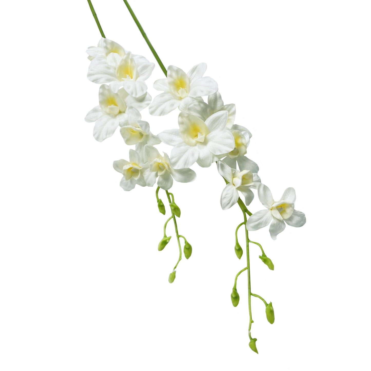 30" Real Touch faux orchid with 7 blooms