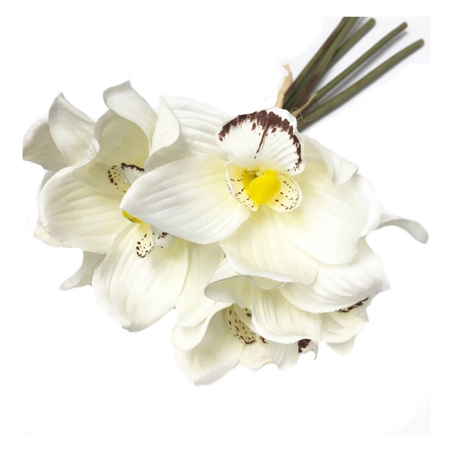 Artificial Cymbidium orchid bundle