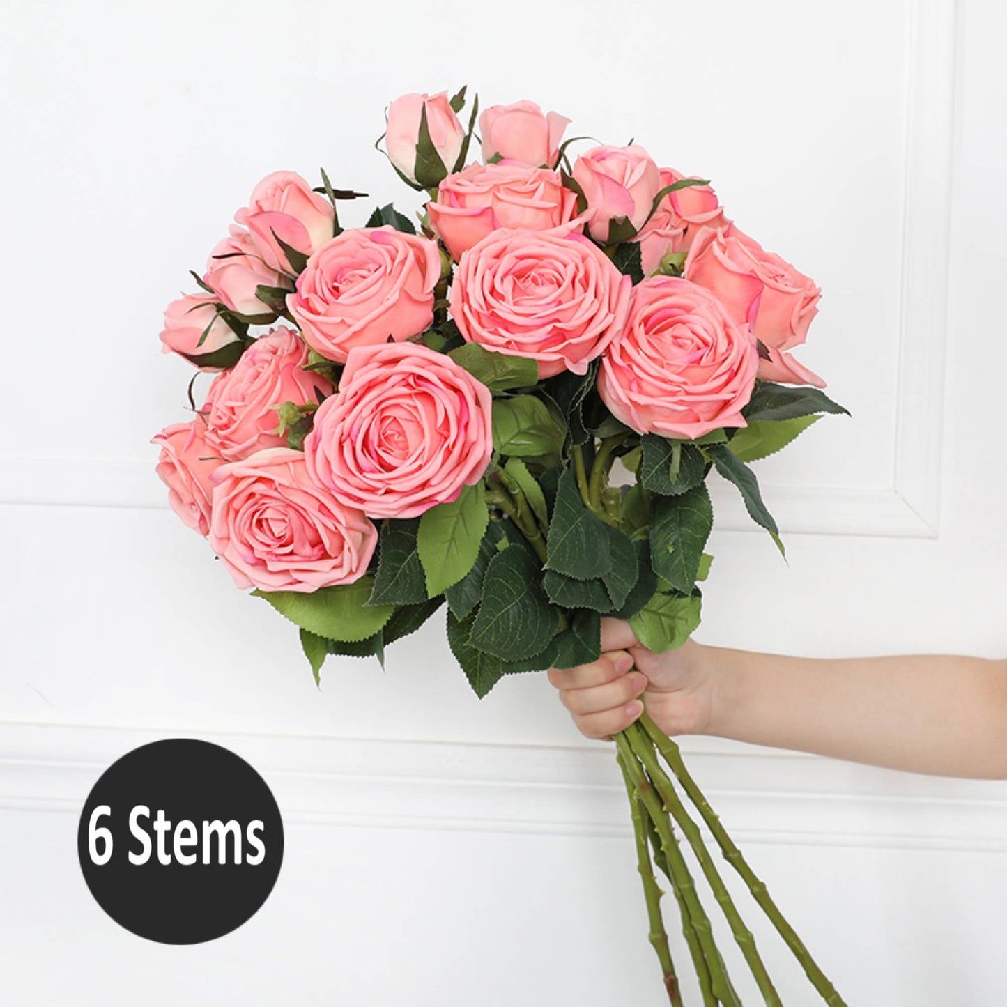 28.75" real touch English Cabbage Rose