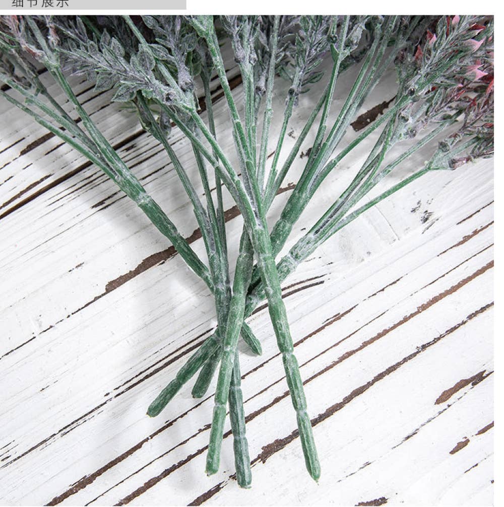 14" Artificial Frosted Lavender bush