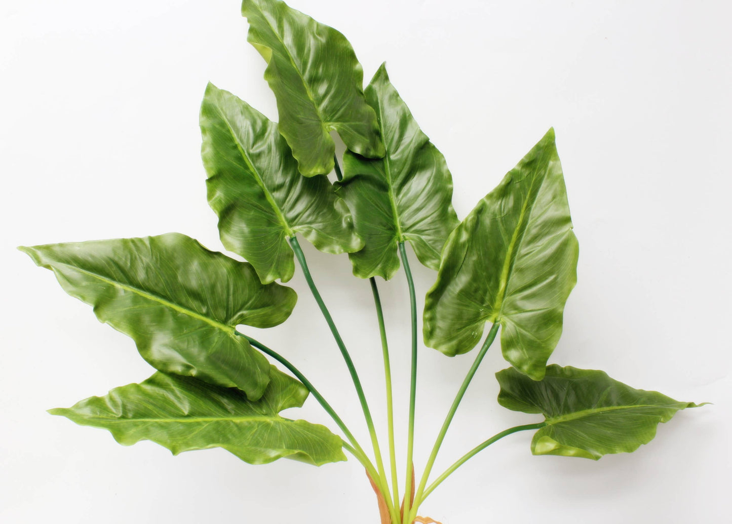 30"Artificial Real Touch Tropical leaf bush-7 leaves