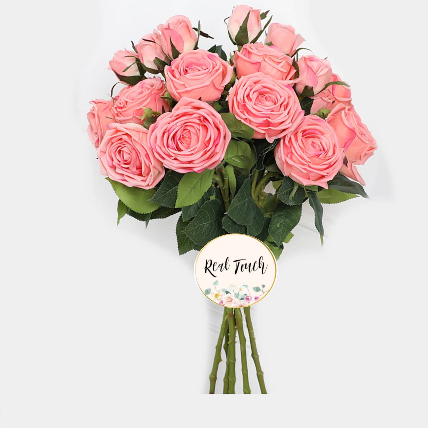 28.75" real touch English Cabbage Rose