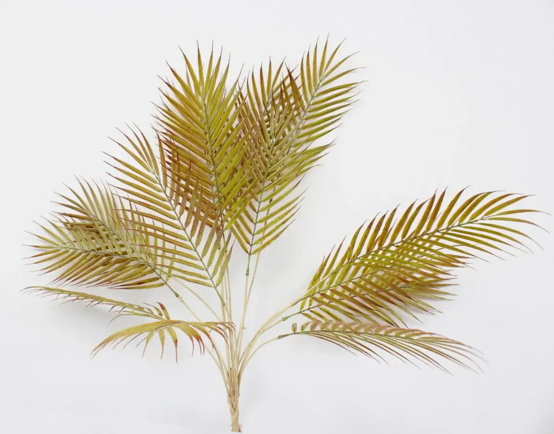 31" Artificial Lifelike Palm Leaf Bush