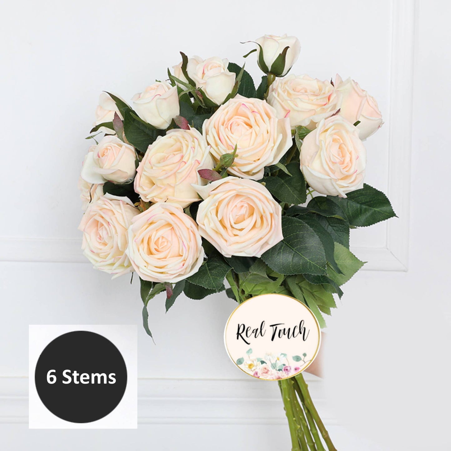 28.75" real touch English Cabbage Rose