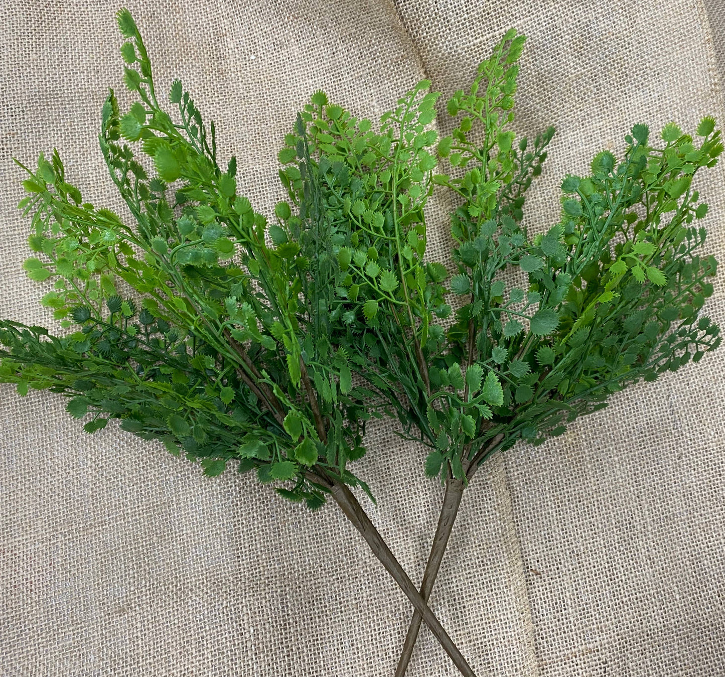 16"" Artificial Soft plastic fern bush