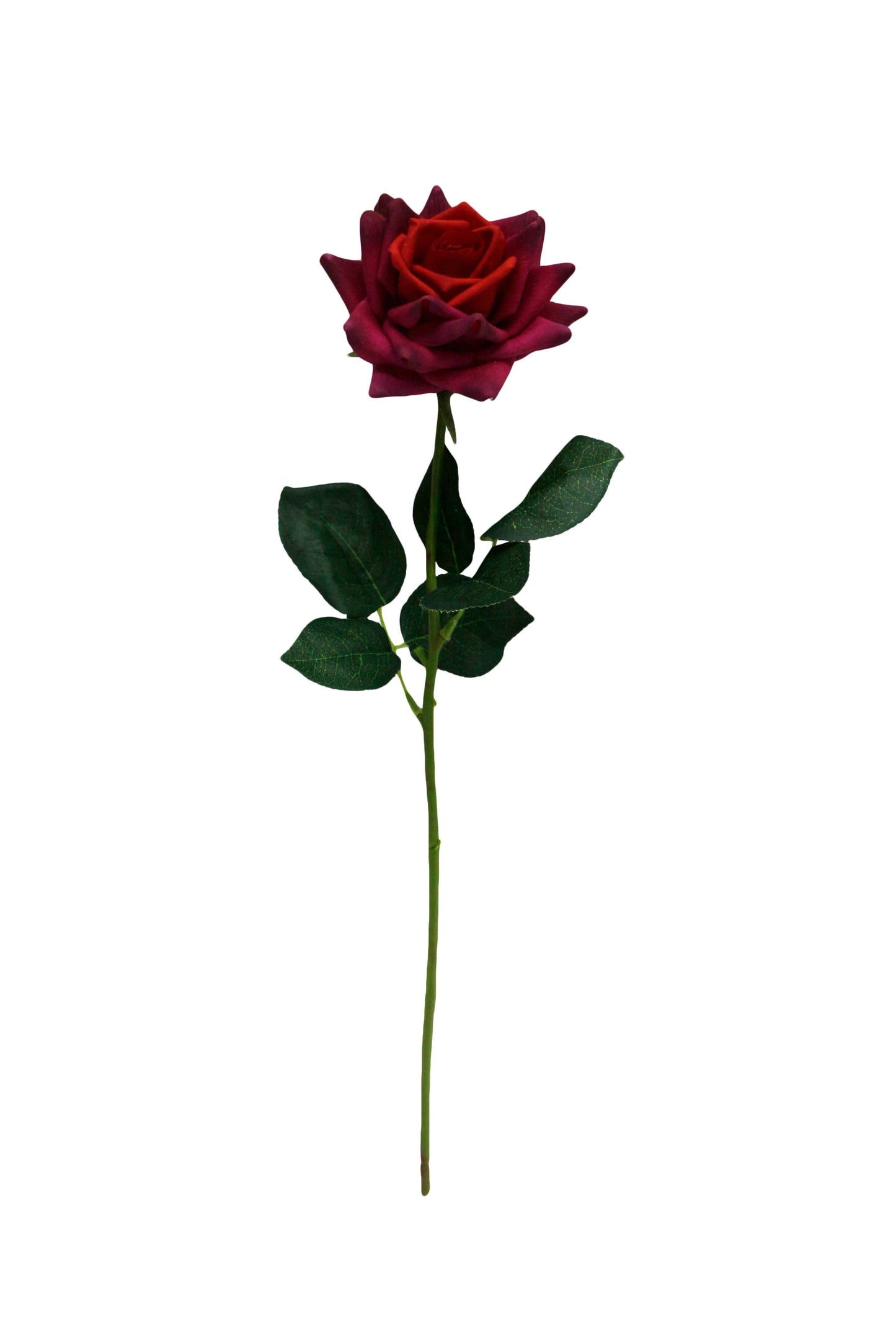 17"-real touch Rose stem