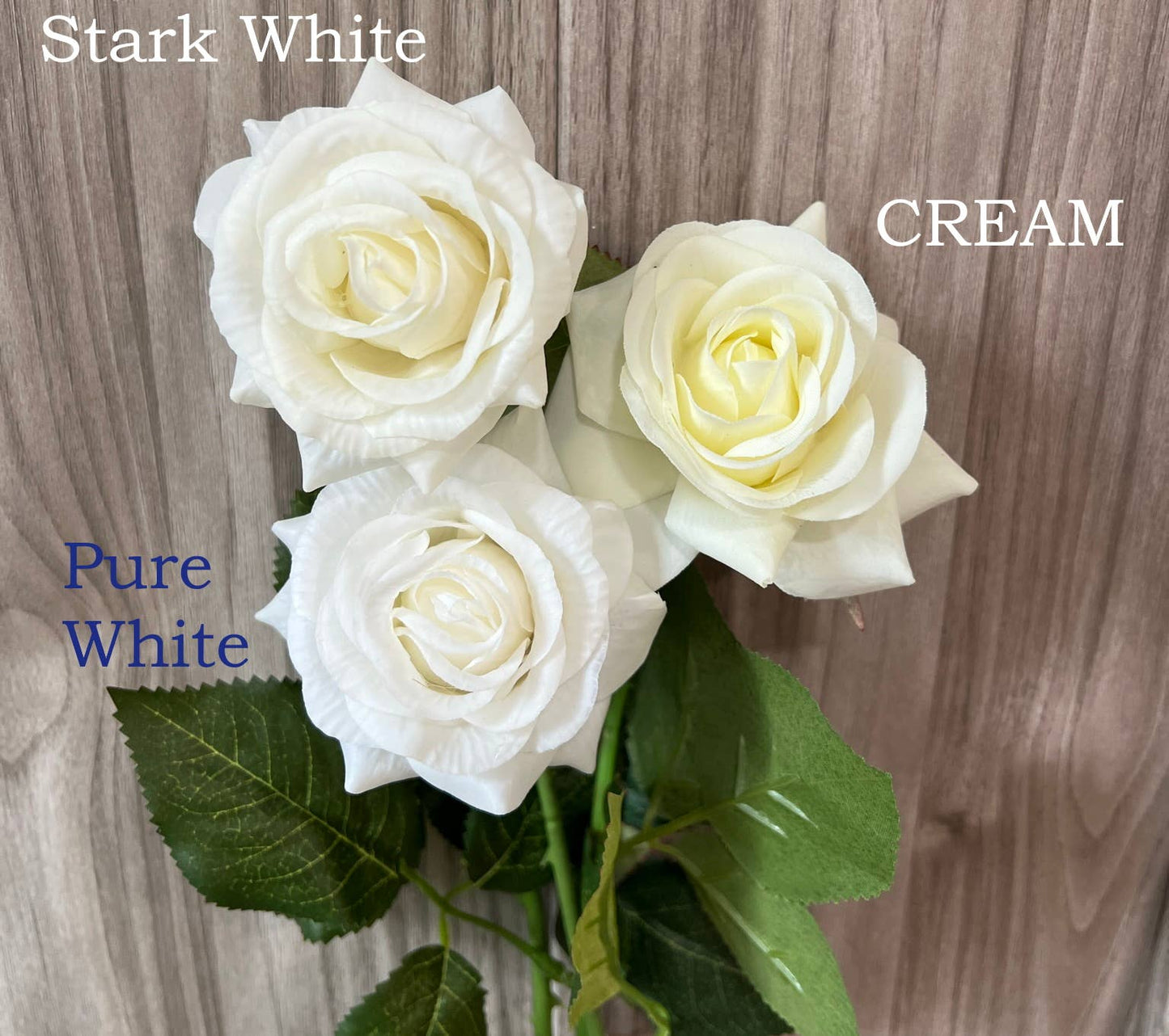 17" Real touch rose stem