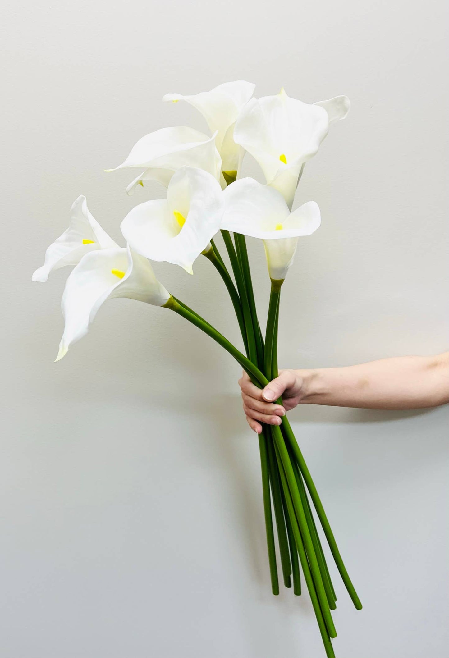 31" Premium lifelike Large bloom Real Touch calla lily