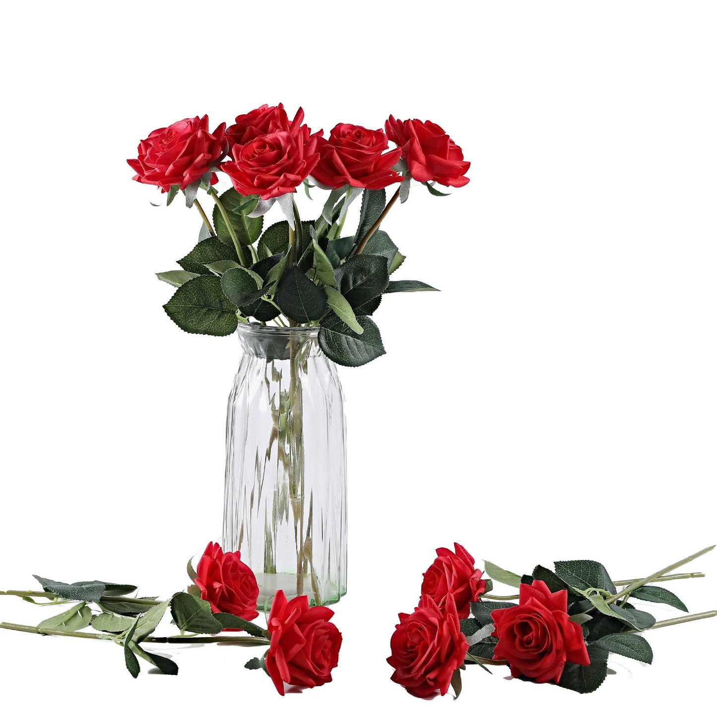 17" Real touch rose stem