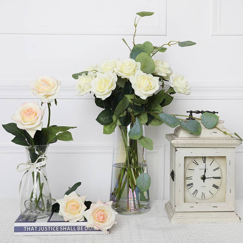 17" Real touch rose stem