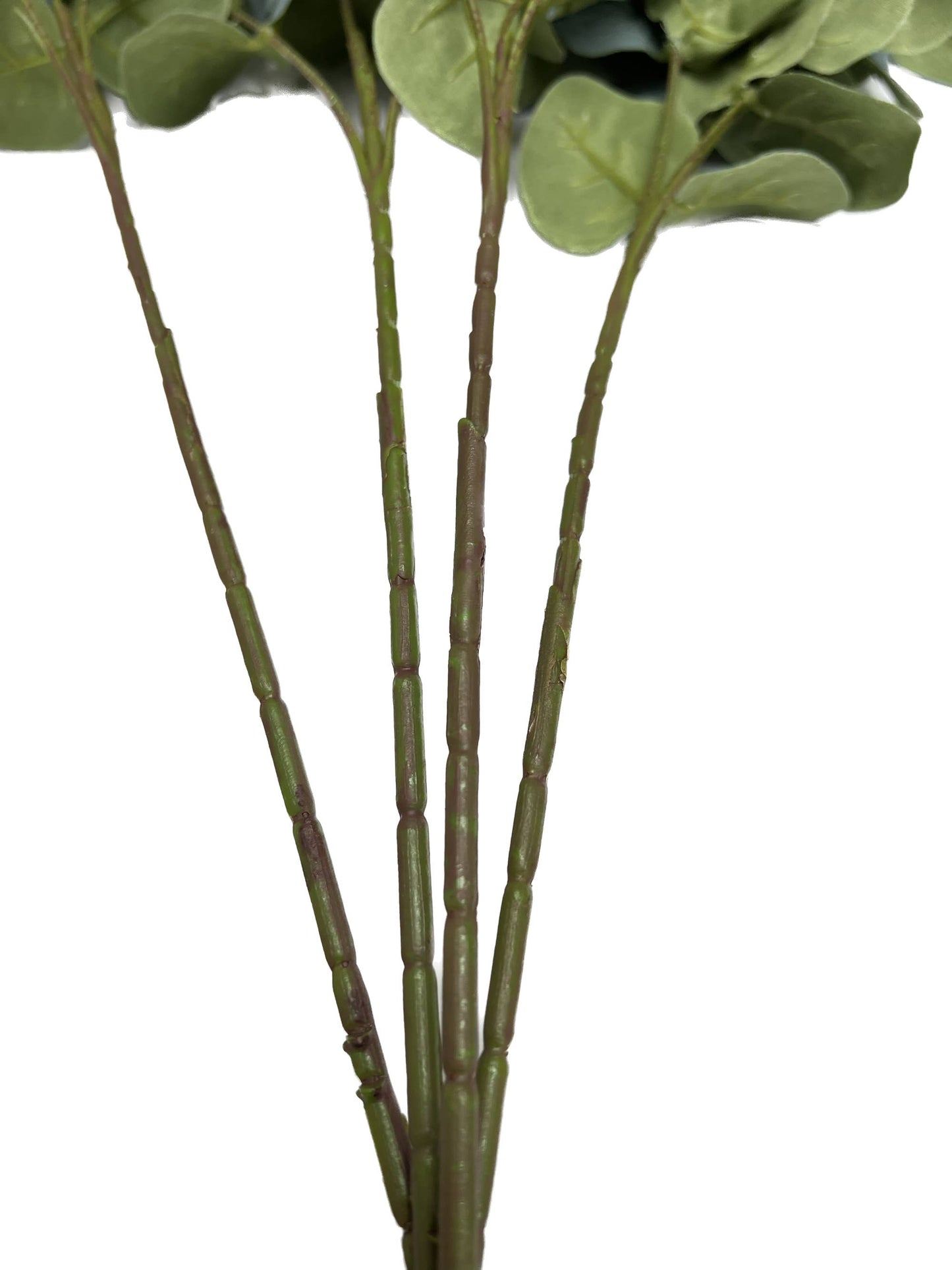 20" Green Grey Artificial Spiral Eucalyptus Bush
