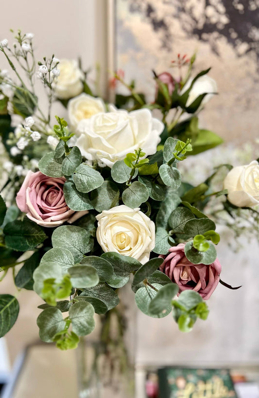 24" Real Touch Rose - 3 flowers