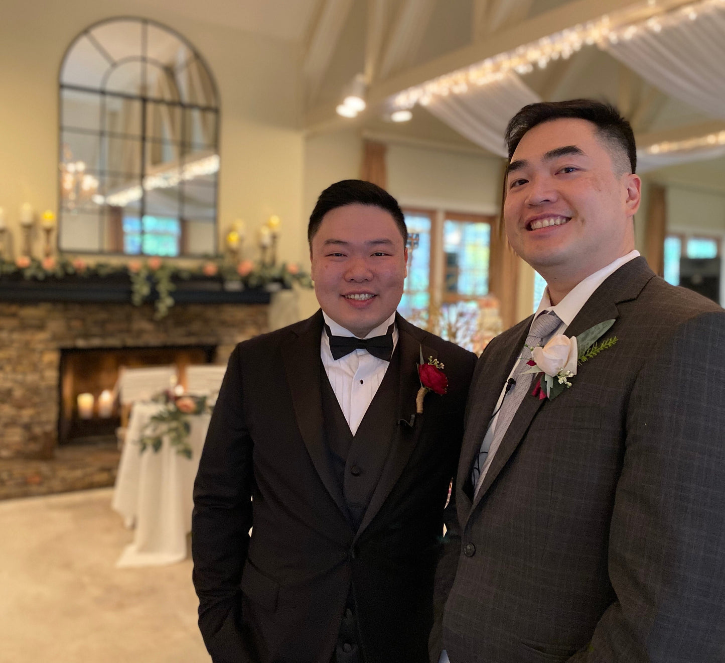 Elegant Real-Touch Rose Corsage & Boutonniere Set - Customize Your Color