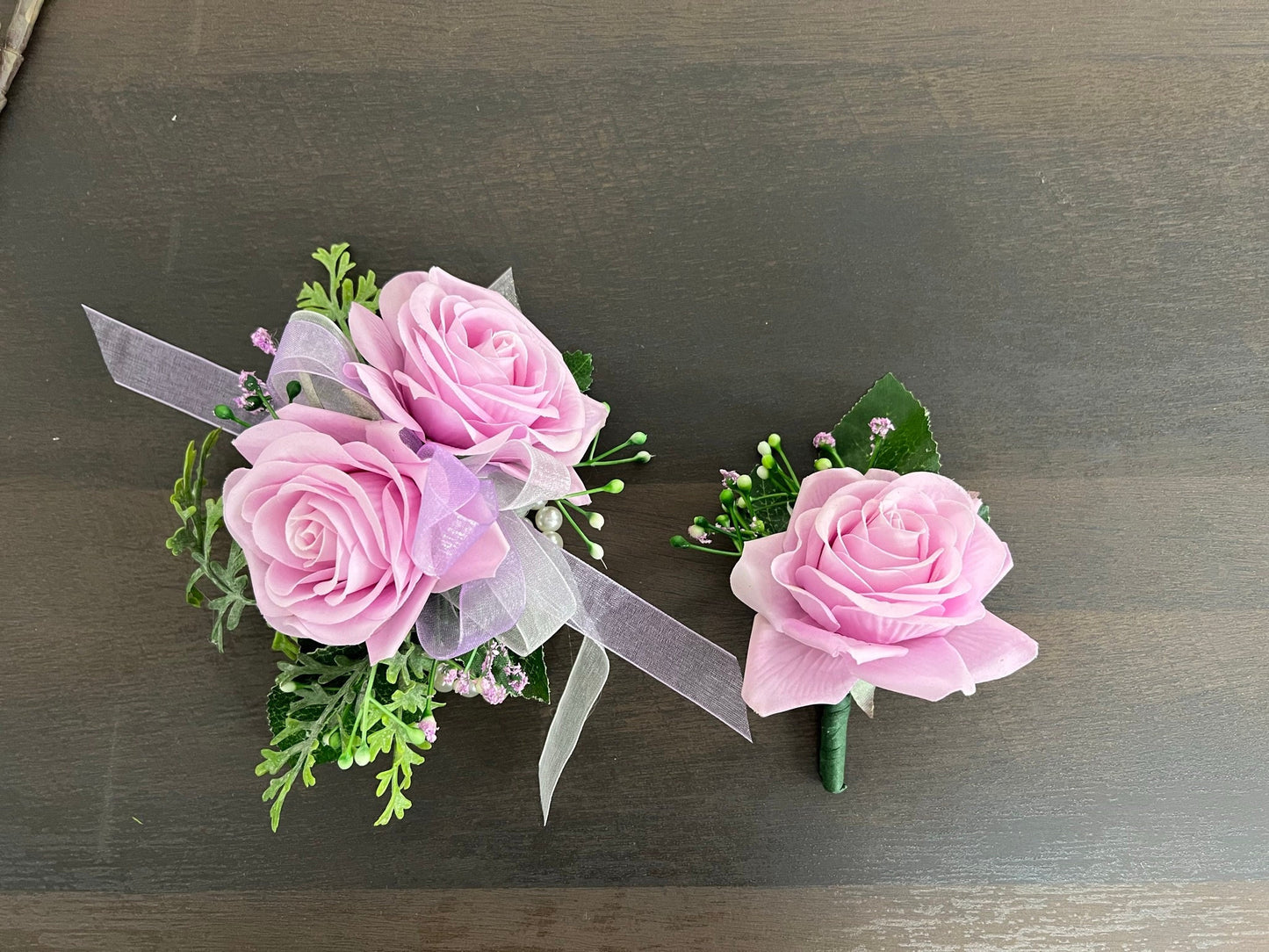 Elegant Real-Touch Rose Boutonniere for Prom, Homecoming, and Weddings