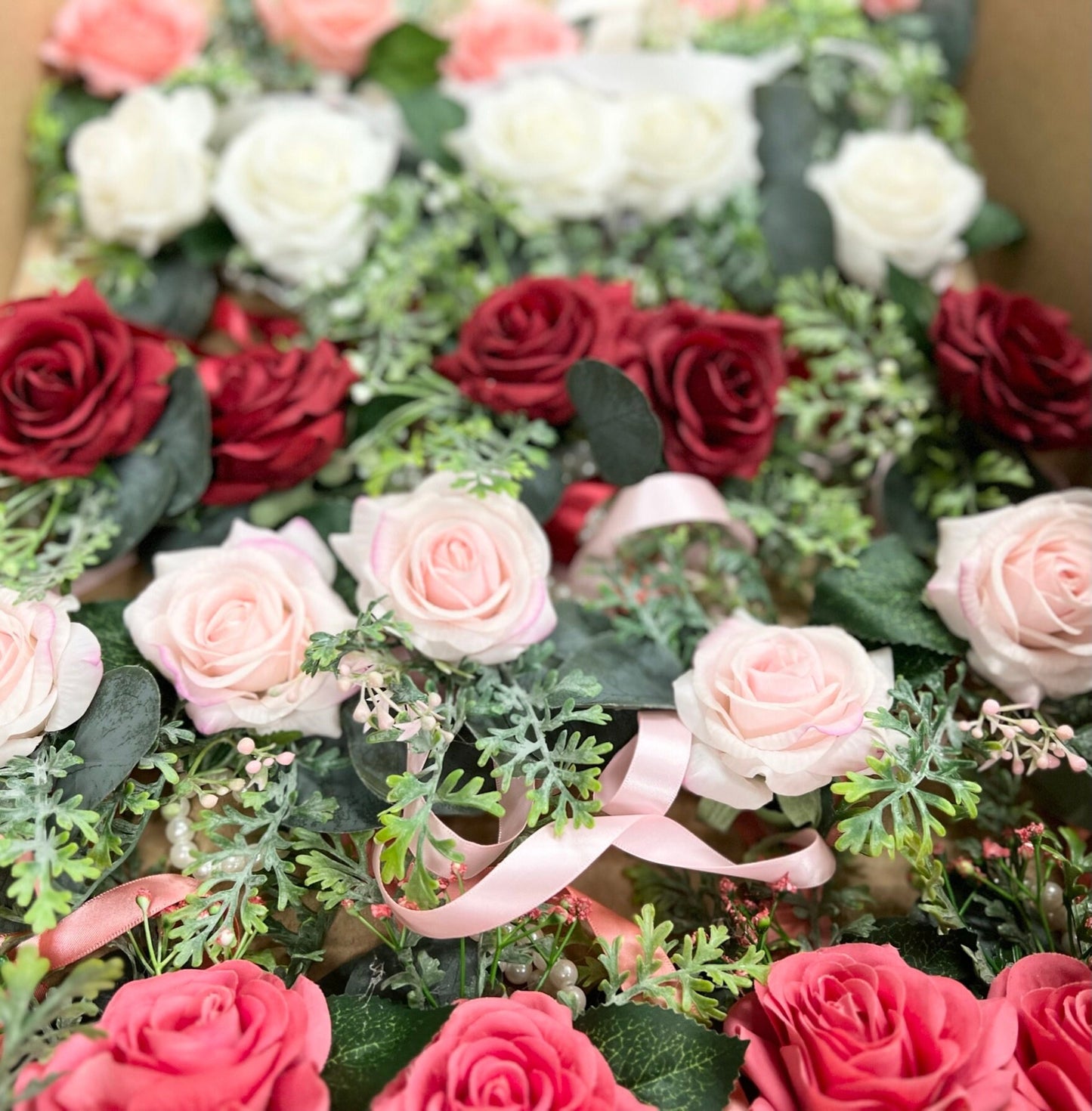 Customizable Lifelike Rose Corsage & Boutonniere Set for Special Occasions