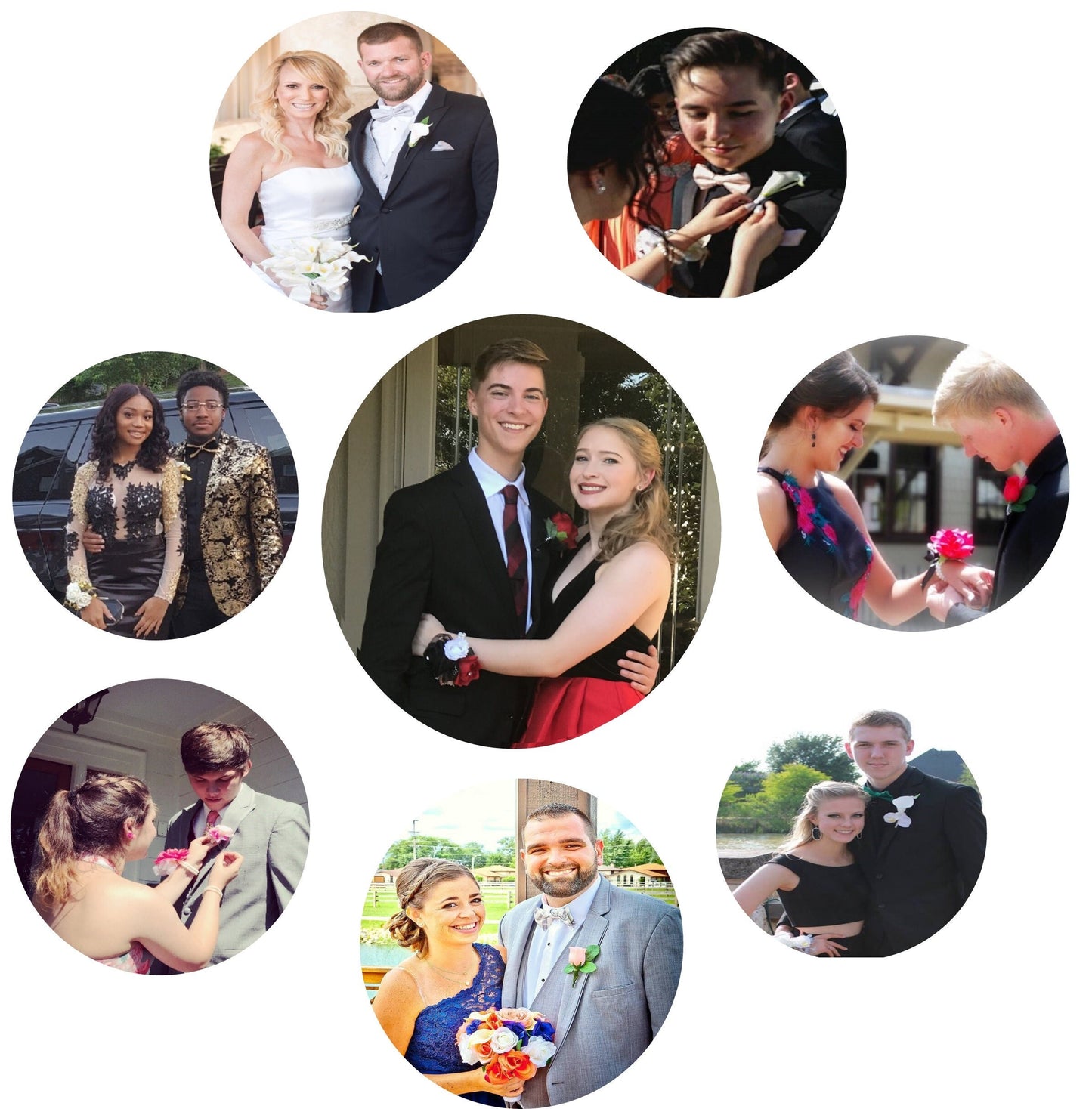 Elegant Coral and Teal Calla Lily Boutonniere with Customizable Ribbon Color - Perfect for Weddings, Proms, and Special Events