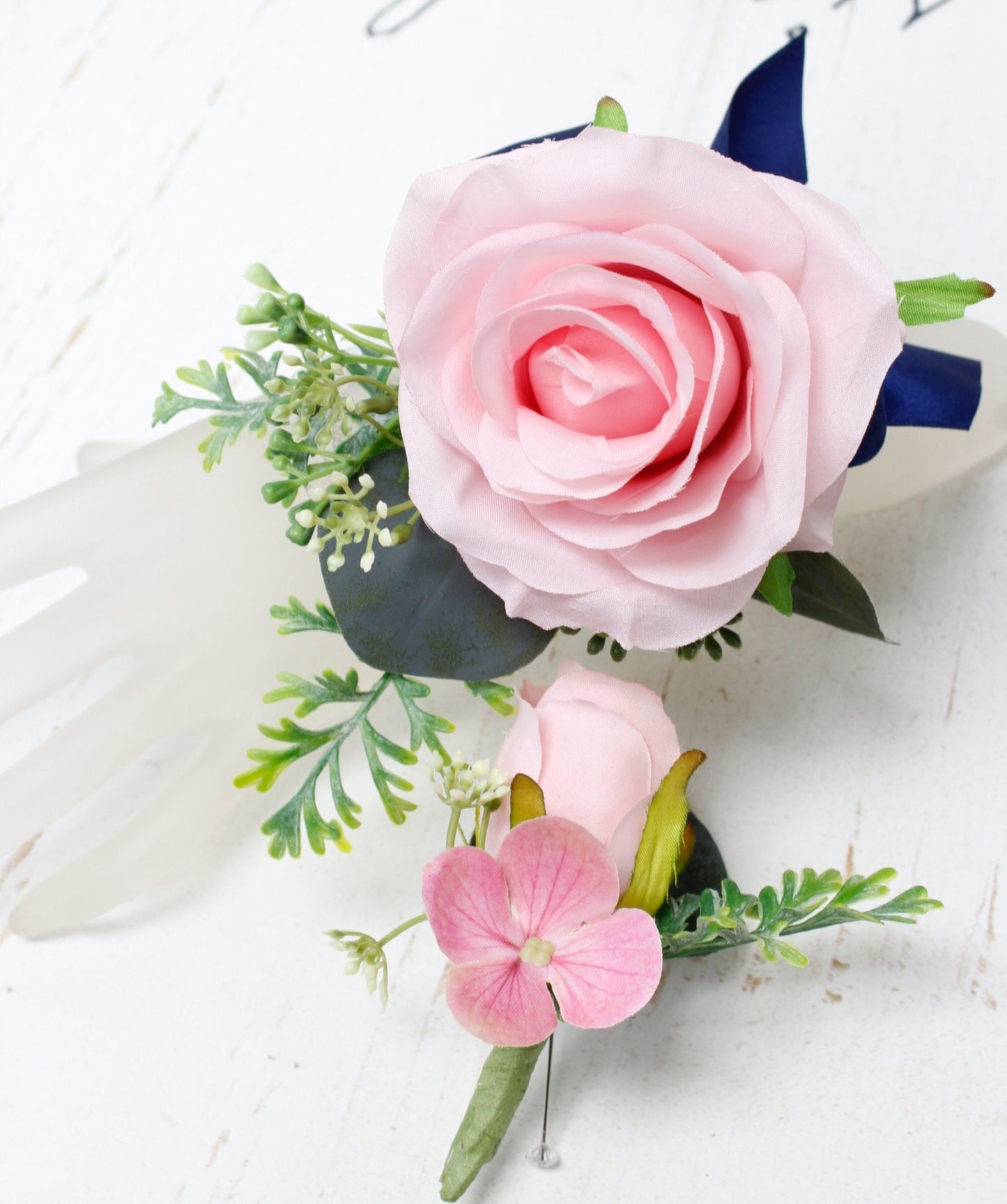 Sophisticated Pink Silk Floral Set for Special Occasions