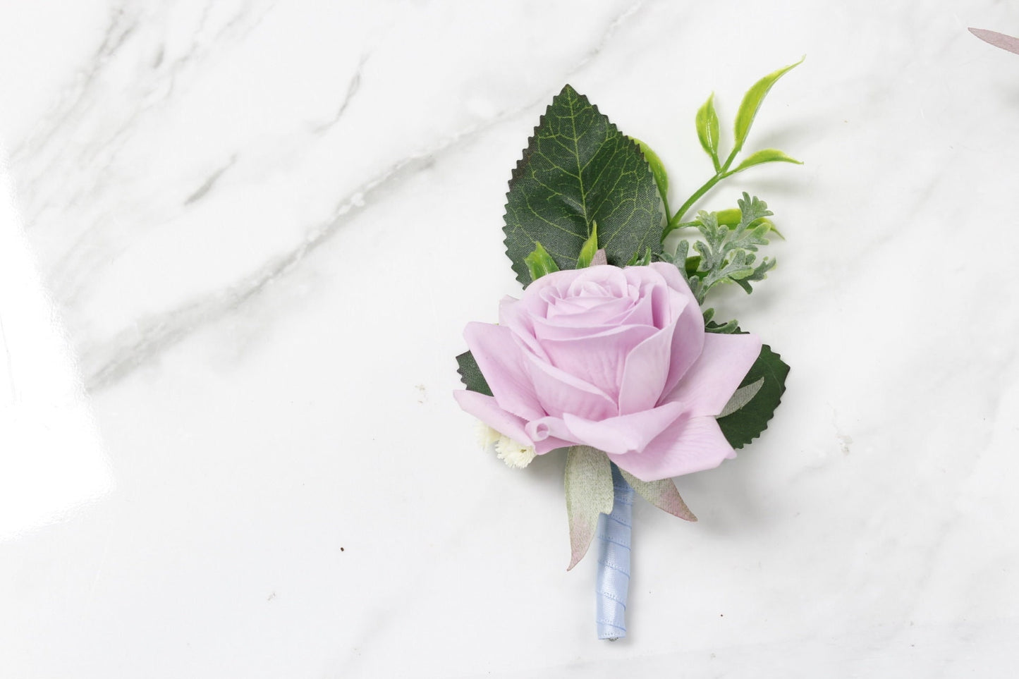 Elegant Real-Touch Rose Boutonniere for Prom, Homecoming, and Weddings