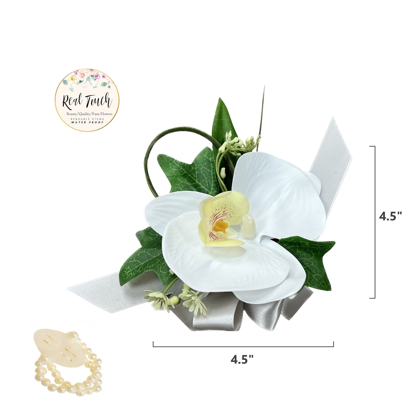 Eternal Orchid Bouquet & Corsage Combo - Lasting Sophistication