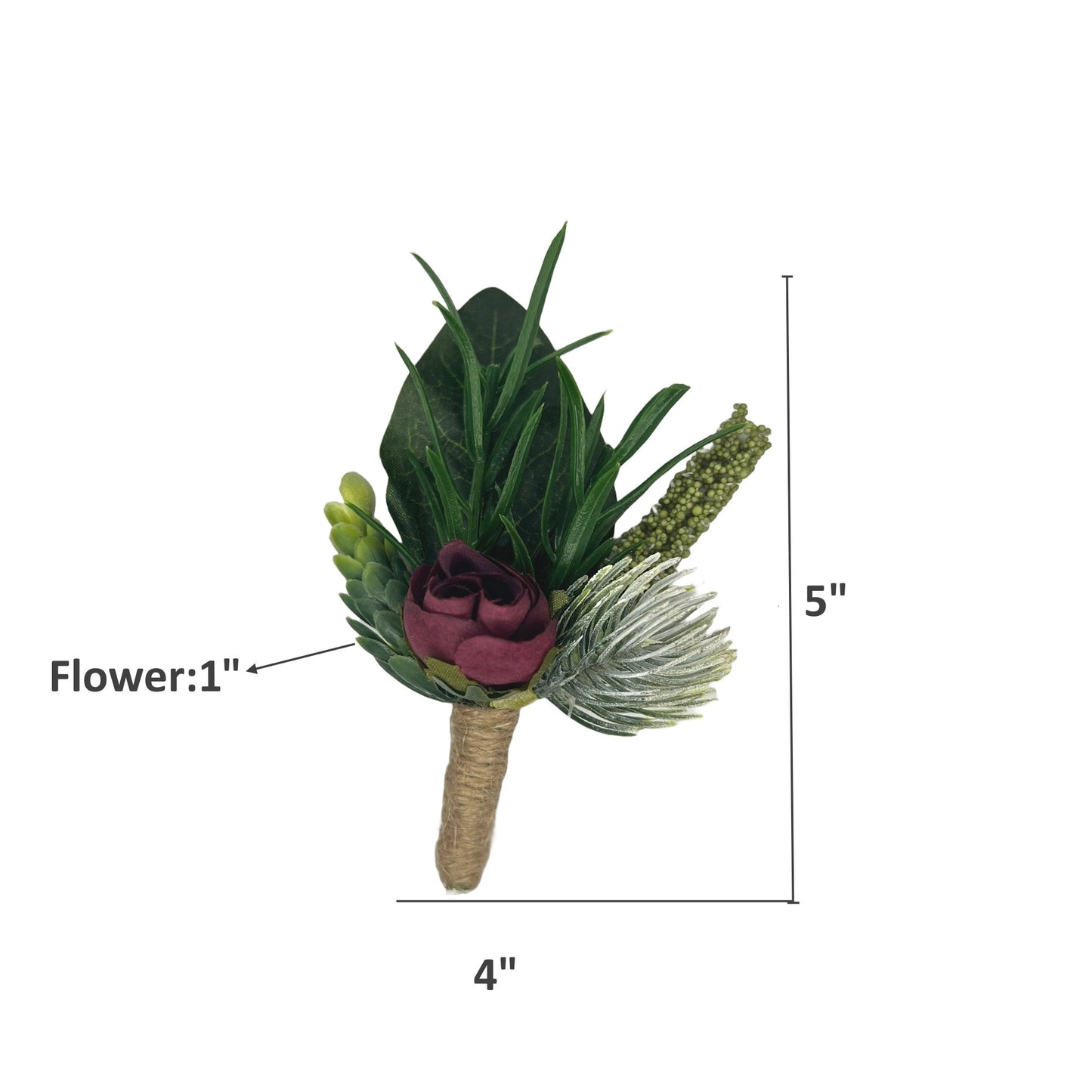 Elegant Ranunculus Boutonniere Set: Perfect for Weddings, Proms & Special Occasions