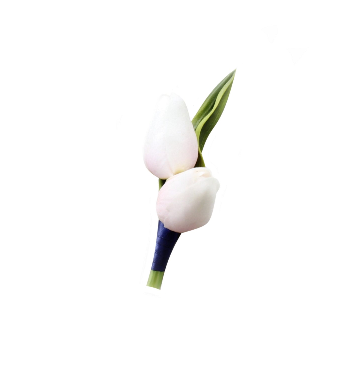 Customizable Soft Touch Tulip Boutonniere with Pin - Choose Your Colors