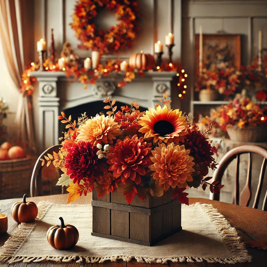 DIY Artificial Flower Arrangements for a Cozy Fall
