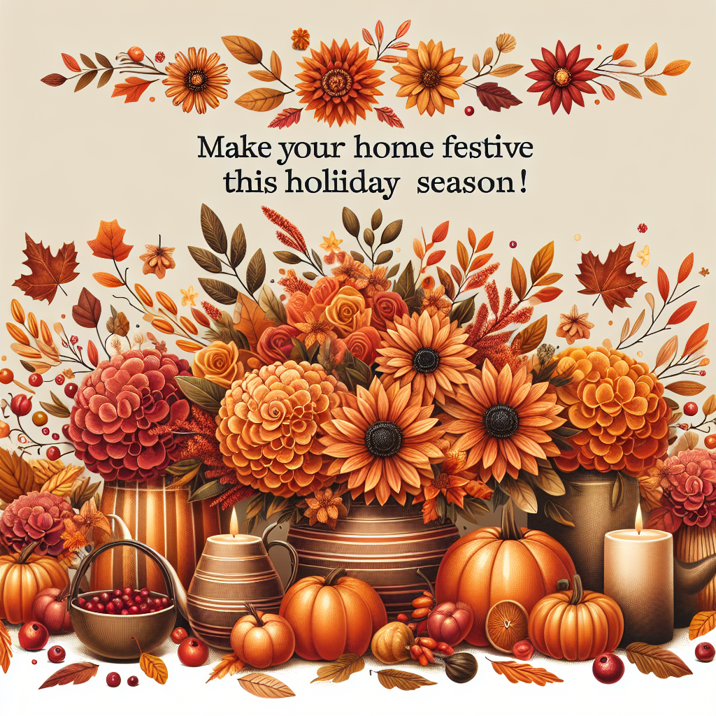 Thanksgiving Blooms: Make Your Home Festive This Holiday Season!