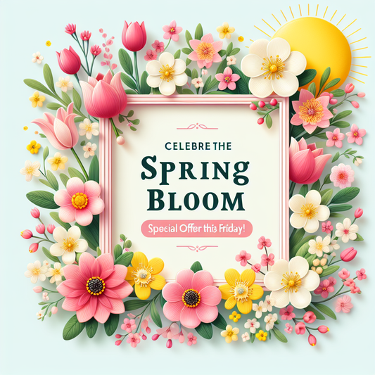 Celebrate the Spring Bloom: Special Offers This Friday!