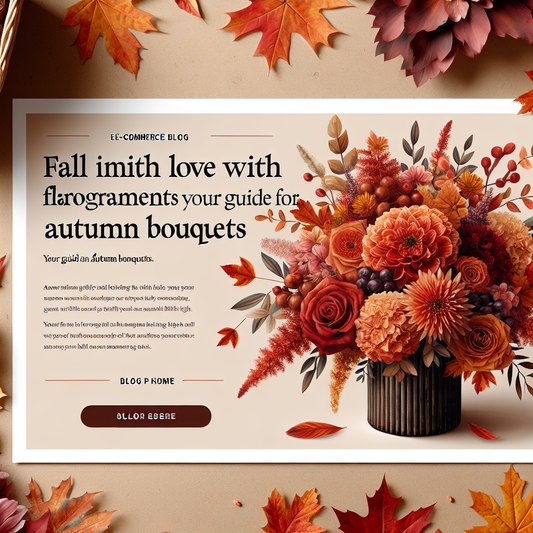 Fall in Love with Floral Arrangements: Your Guide to Autumn Bouquets