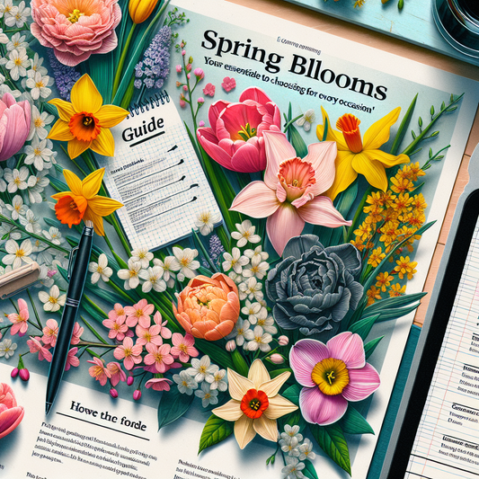 Spring Blooms: Your Essential Guide to Choosing Flowers for Every Occasion